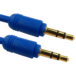 1.2m 3.5mm Stereo Cable - Blue